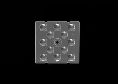 Прозрачный объектив СИД материала ПММА, квадратный размер объектива Л50*В50мм СИД